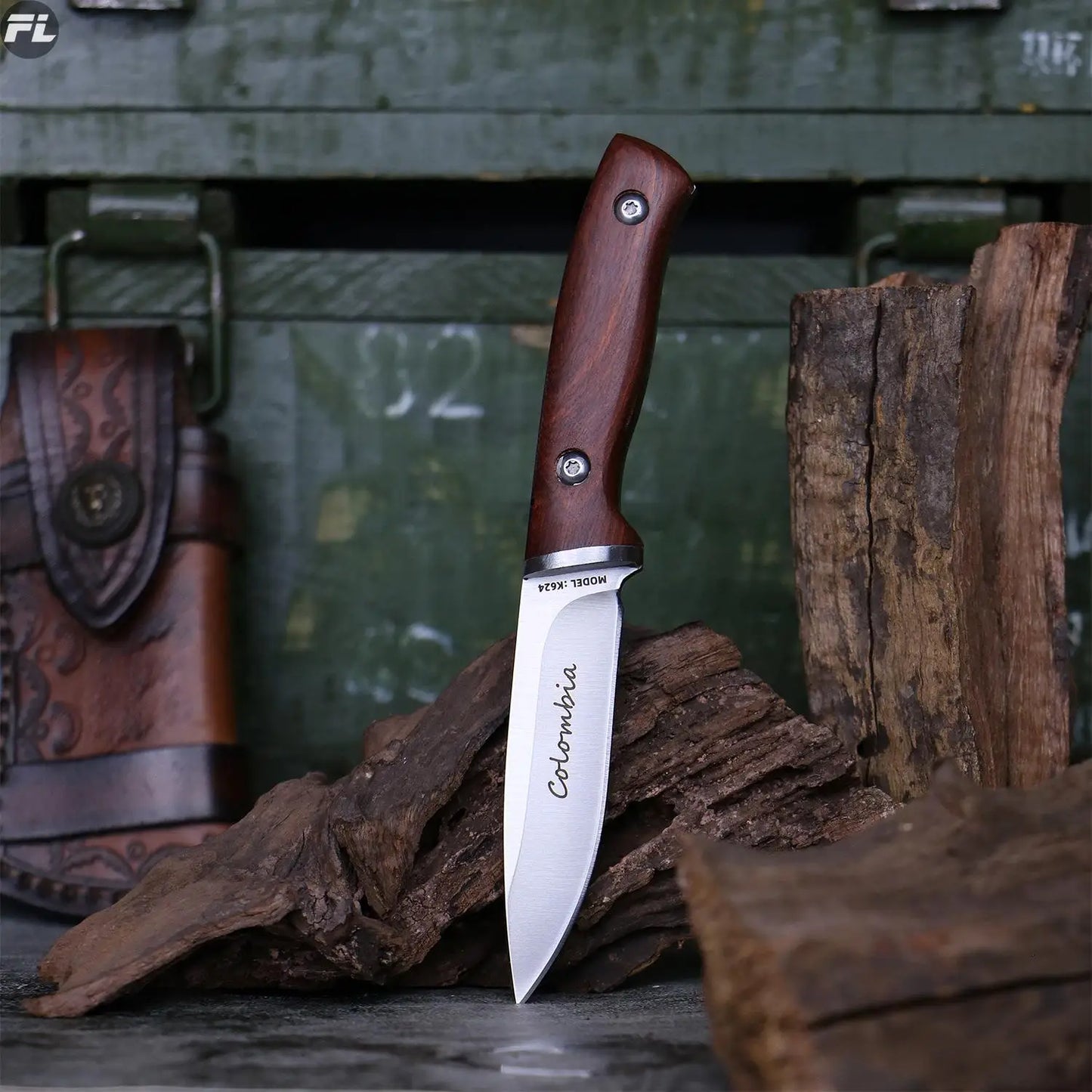 Straight Knife Camping Hunting Self-Defense