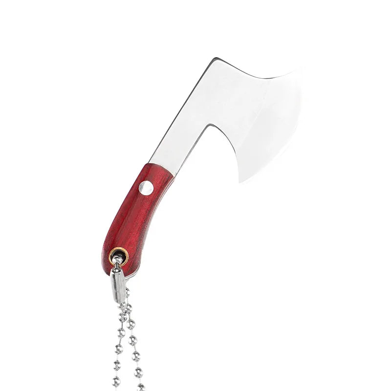 Mini Axe Knife Cutting Tool Gift Keychain Pendant