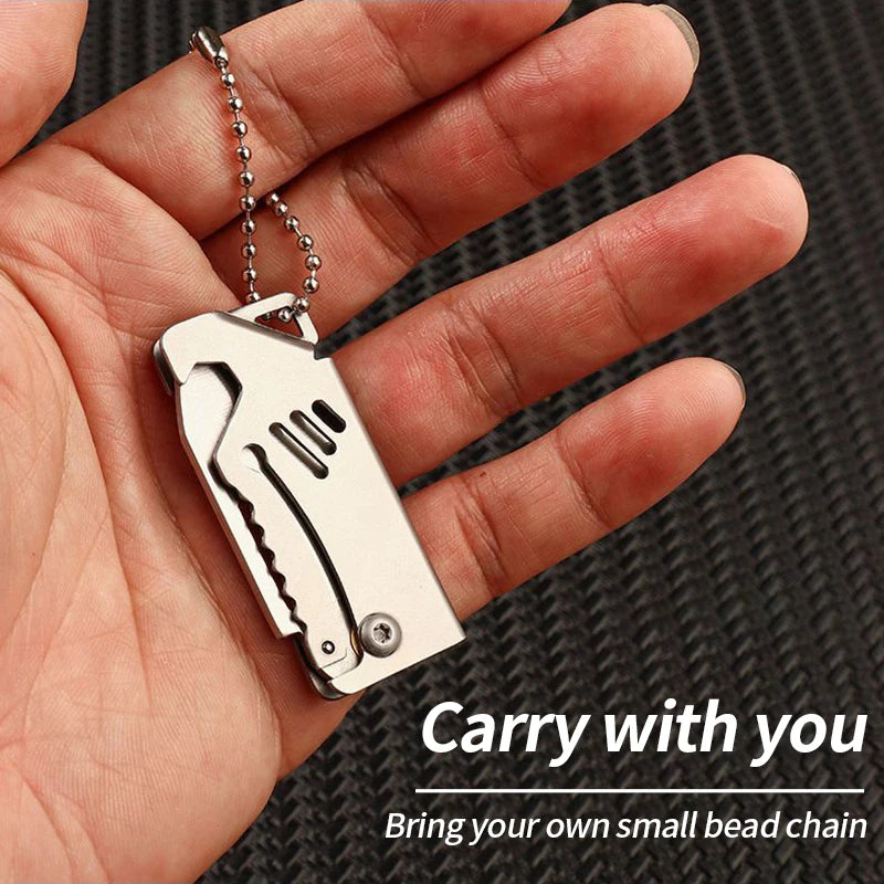 Mini Folding Knife D2 Steel Portable Camping Survival Knife