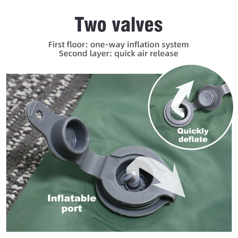 Inflatable Queen sleeping pad for adults