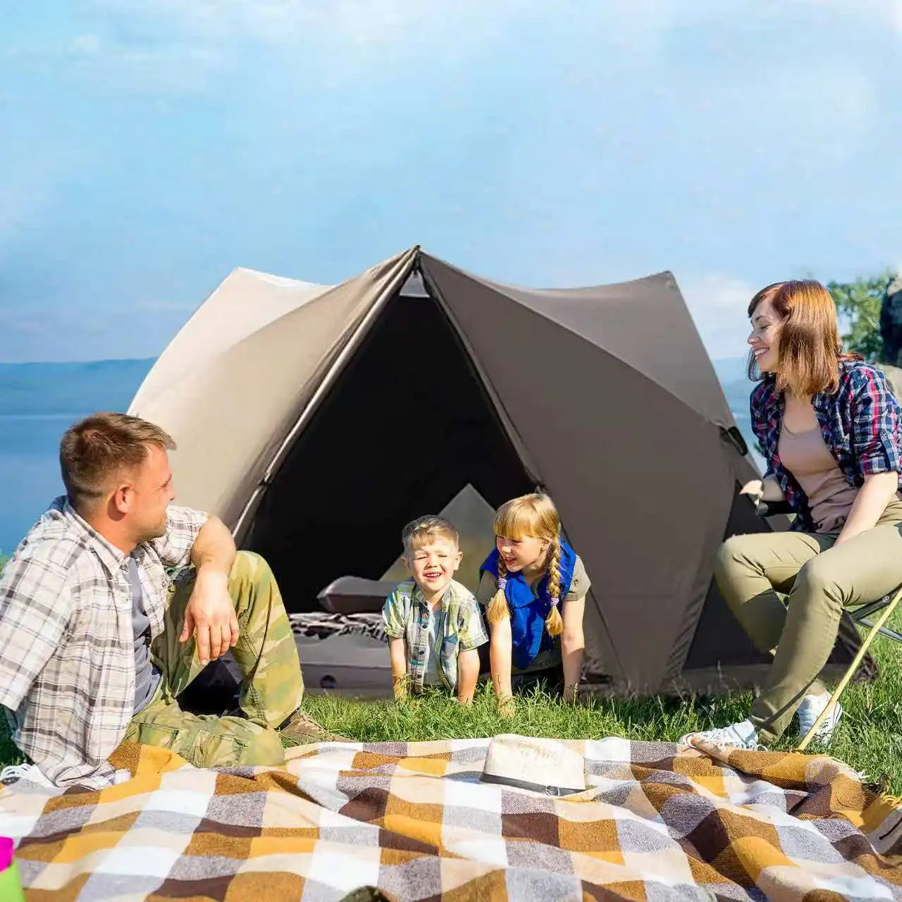quick-open tent outdoor portable folding camping tent