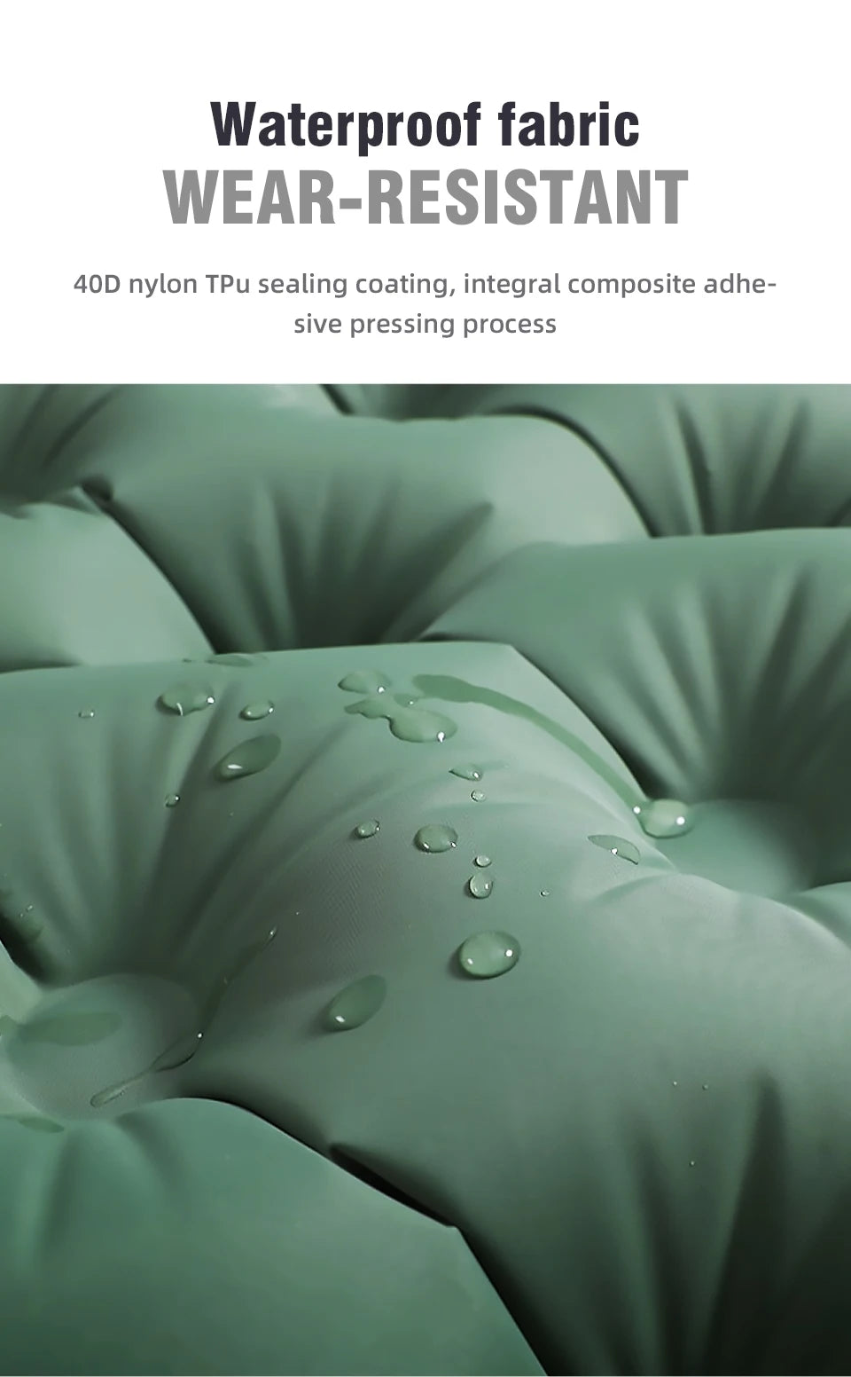 Inflatable Queen sleeping pad for adults
