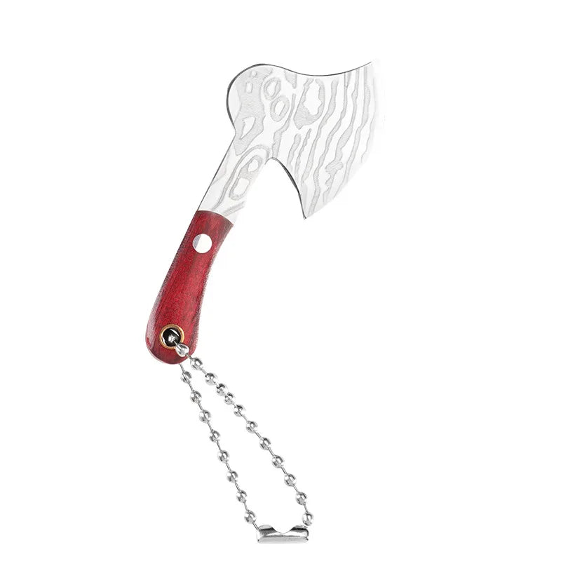 Mini Axe Knife Cutting Tool Gift Keychain Pendant