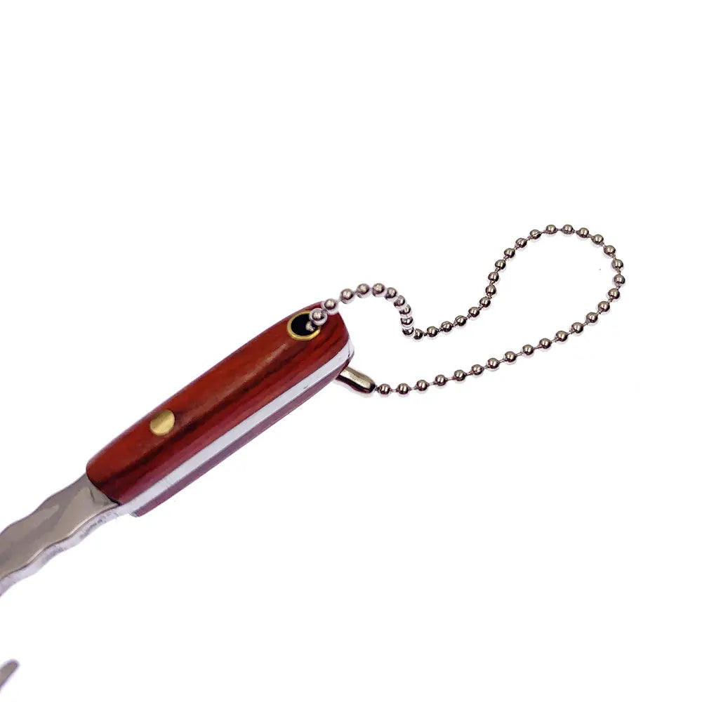 Swayboo Outdoor Camping Mini Axe Stainless Steel Sharp Blade Fixed Keychain Knife