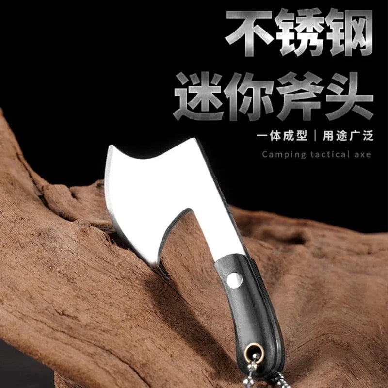 Mini Axe Knife Cutting Tool Gift Keychain Pendant