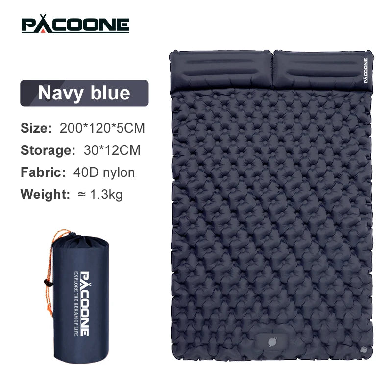 Inflatable Queen sleeping pad for adults