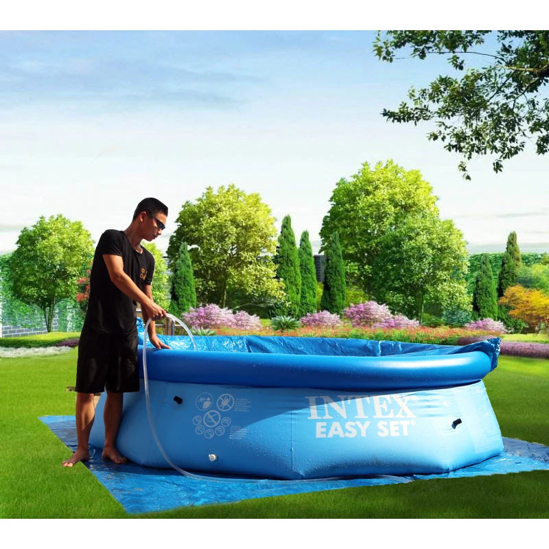 INTEX 6 8 10 feet summer swimming pool adult inflatable ring pool