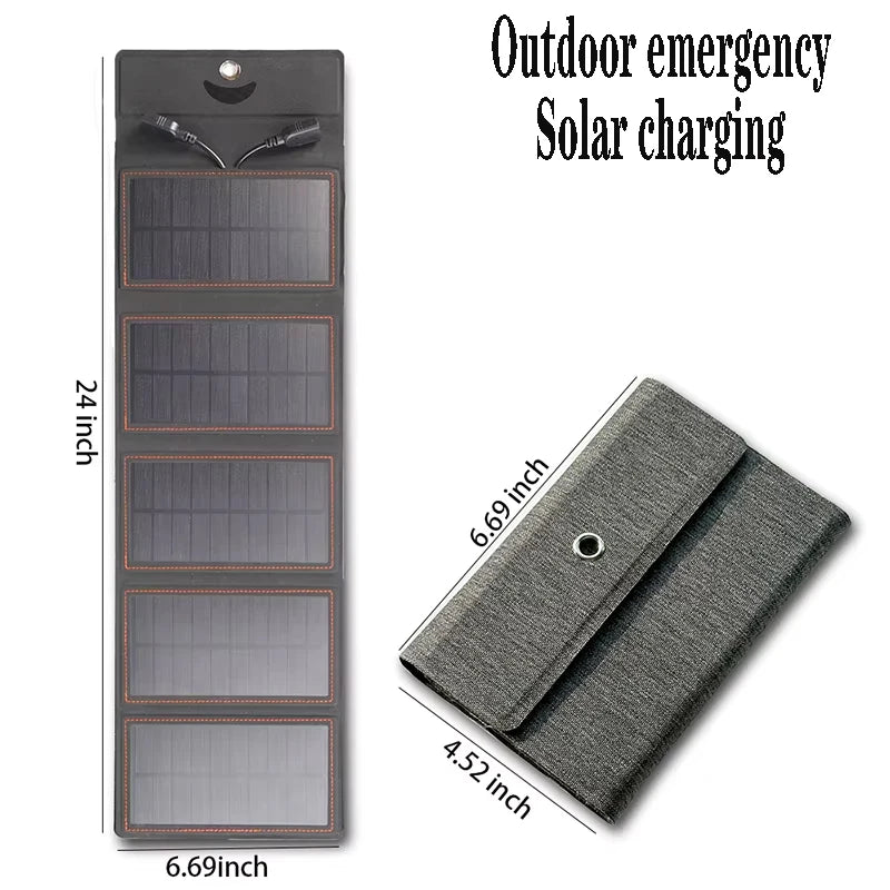 2000W Flexible Solar panel 5V 9V 12V Portable battery USB A C DC Solar