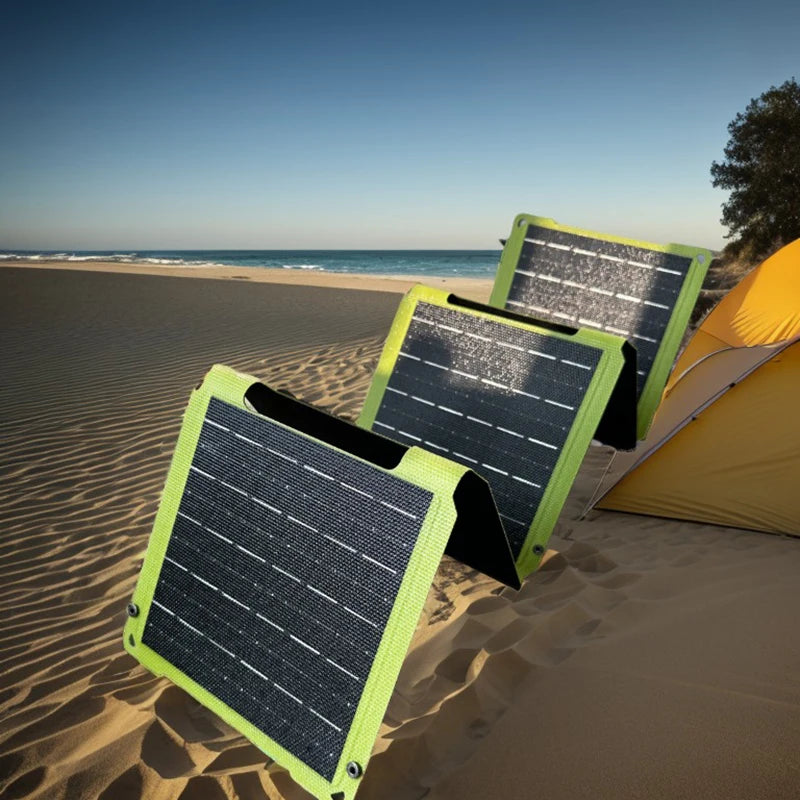 2000W Flexible Solar panel 5V 9V 12V Portable battery USB A C DC Solar