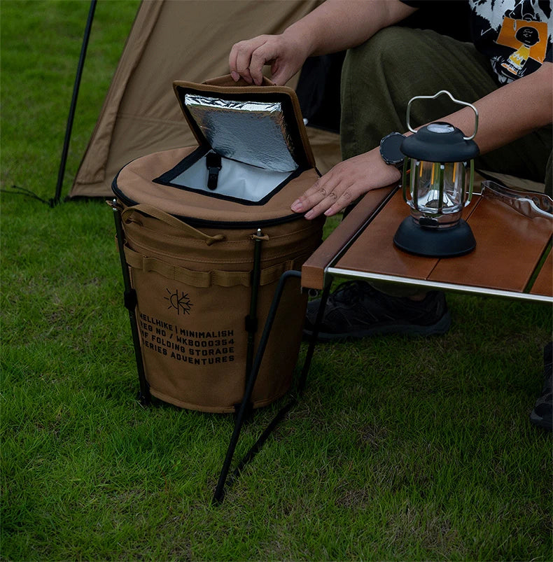 WELLHIKE Portable Collapsible Outdoor Camping Ice Bucket