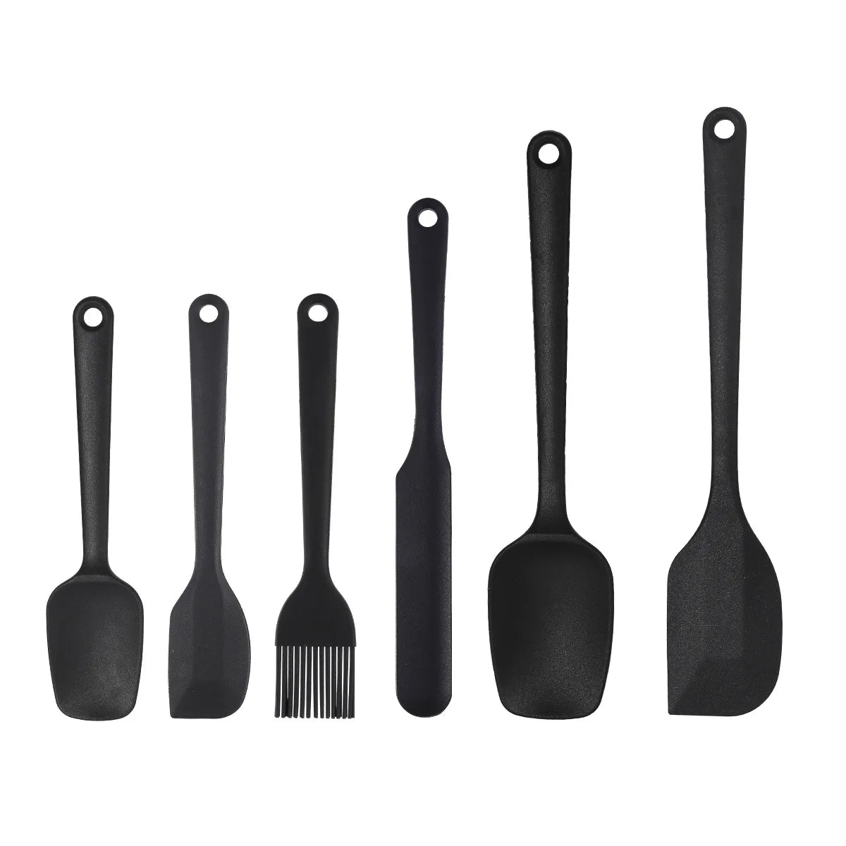 6/9 Pieces Silicone Bakeware Spatula Set Food Grade Non Stick Heat Resistant Spatulas