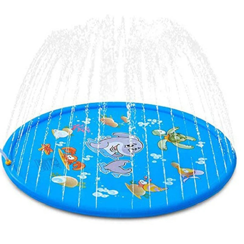 170cm Summer Dog Toy Splash Sprinkler Pad Pet Swimming Pool