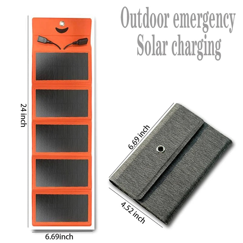 2000W Flexible Solar panel 5V 9V 12V Portable battery USB A C DC Solar
