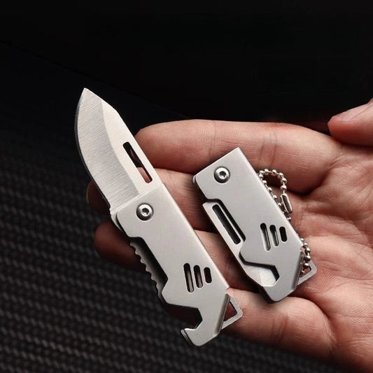 Mini Folding Knife D2 Steel Portable Camping Survival Knife