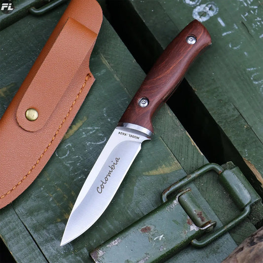 Straight Knife Camping Hunting Self-Defense