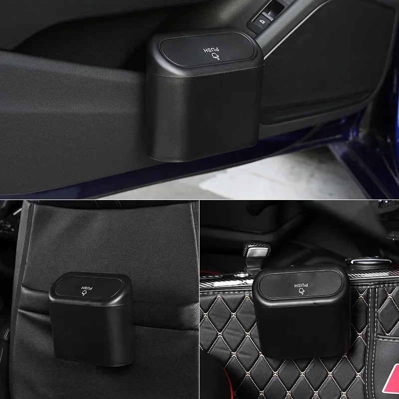Car Trash Can (with Lid) Contains 60 (300) Garbage Bags Leak-proof.