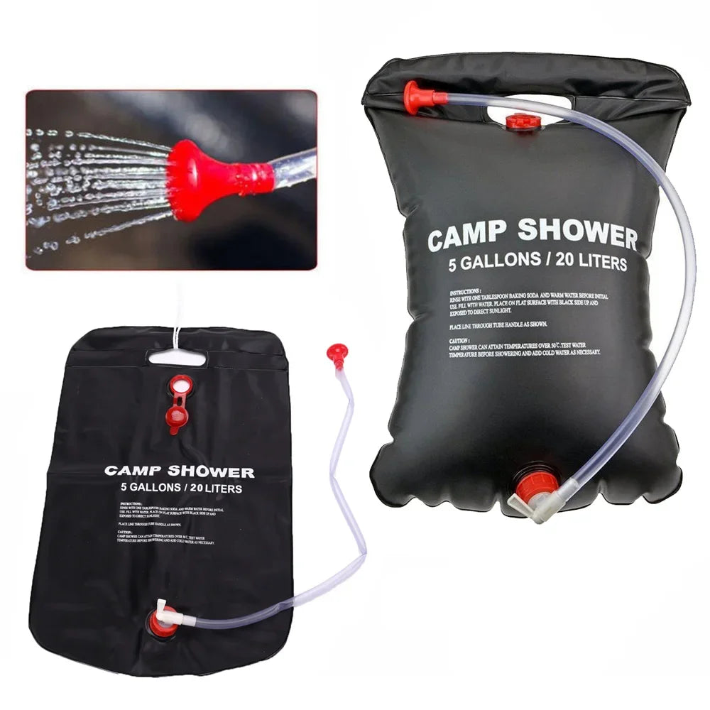 20L Portable Camping Shower Water Bag