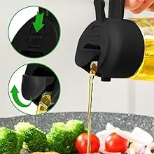 2in1 Oil Dispenser Bottle 500ml Plastic Oil Sprayer Cooking