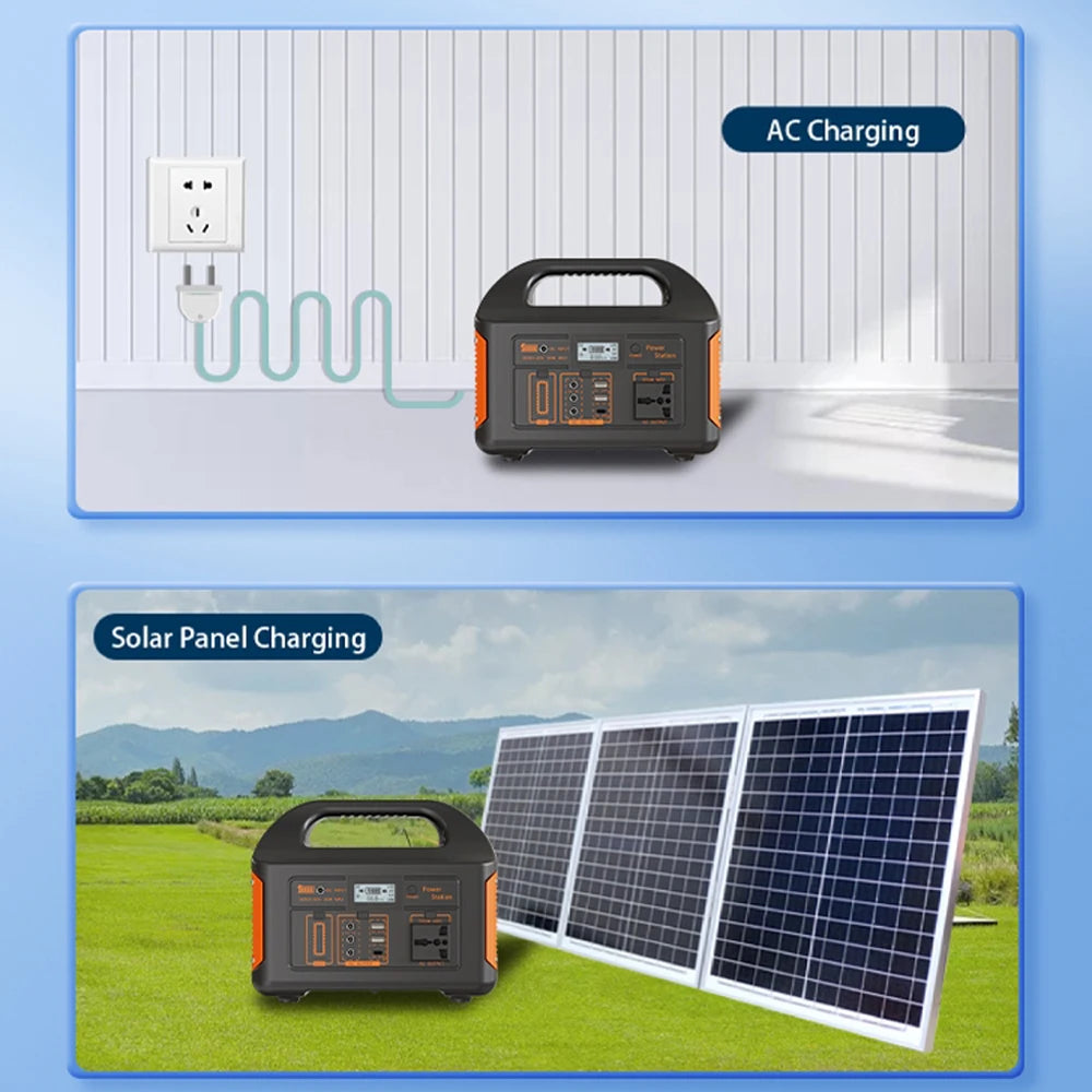 500W Solar Power Station 110V 220V Solar Generator