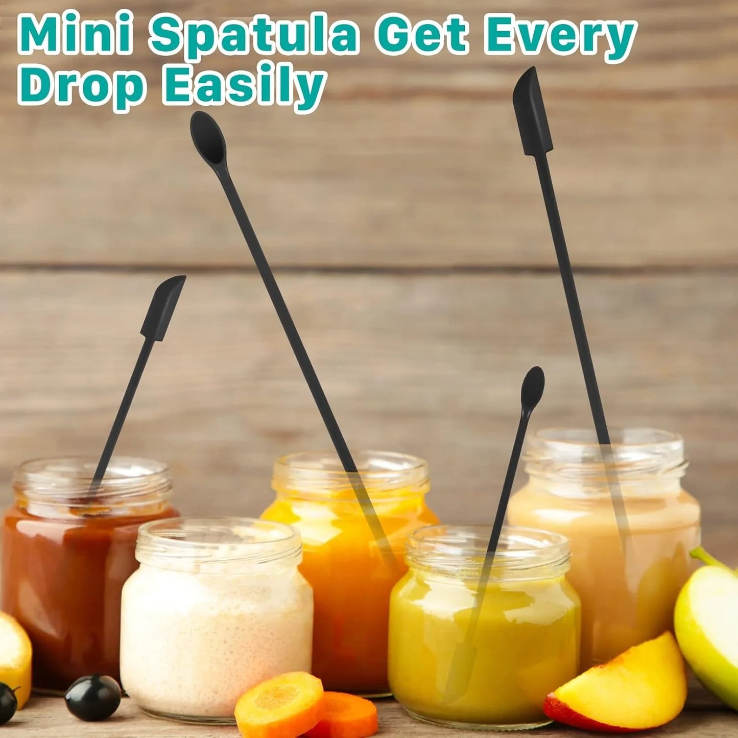 6/9 Pieces Silicone Bakeware Spatula Set Food Grade Non Stick Heat Resistant Spatulas