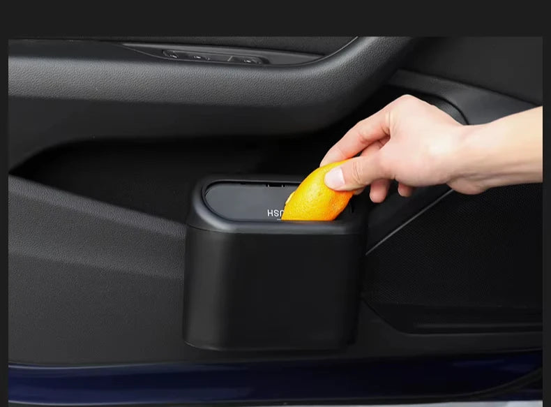 Car Trash Can (with Lid) Contains 60 (300) Garbage Bags Leak-proof.