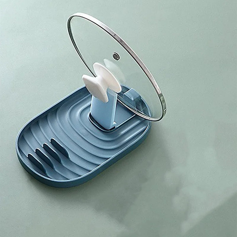 1pcs Polychrome Foldable Nordic Style Pot Holder Lid Shovel Storage Rack