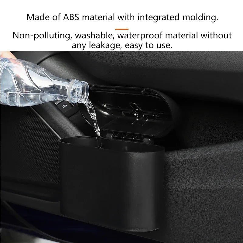 Car Trash Can (with Lid) Contains 60 (300) Garbage Bags Leak-proof.