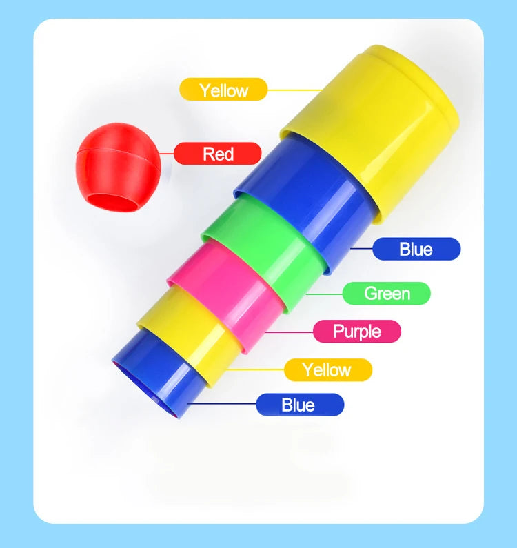 Children Throw Circle Game Ferrule Stacked Toys Fun Indoor Outdoor