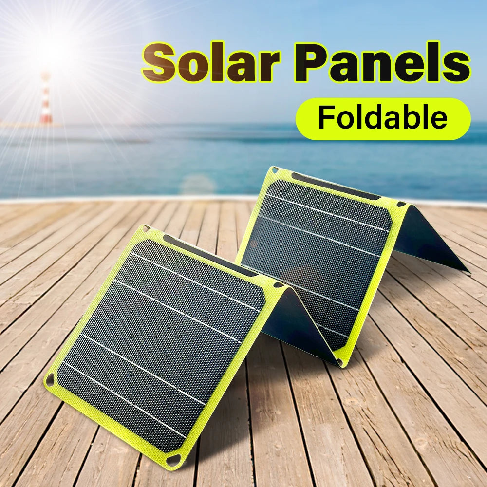 2000W Flexible Solar panel 5V 9V 12V Portable battery USB A C DC Solar