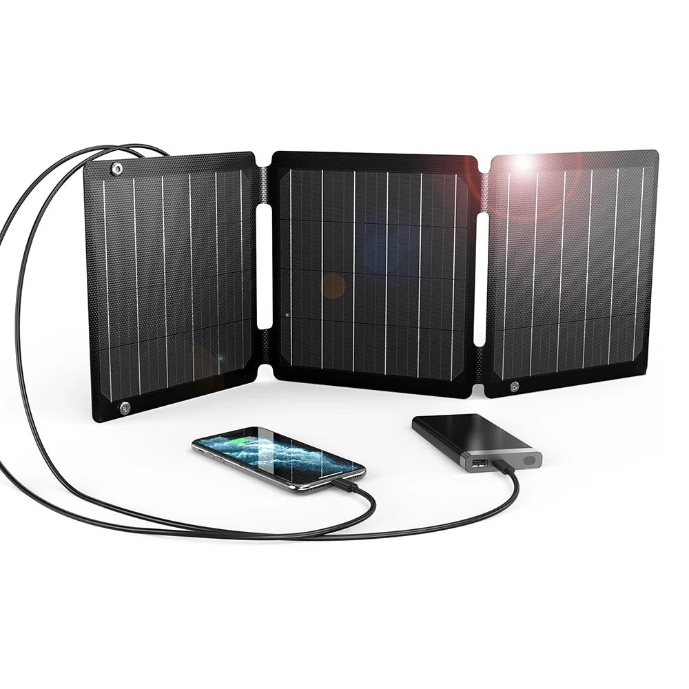 2000W Flexible Solar panel 5V 9V 12V Portable battery USB A C DC Solar