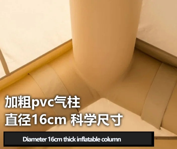 12 ㎡ Inflatable Tent Set Two Bedrooms Flysheet for 4~6 People