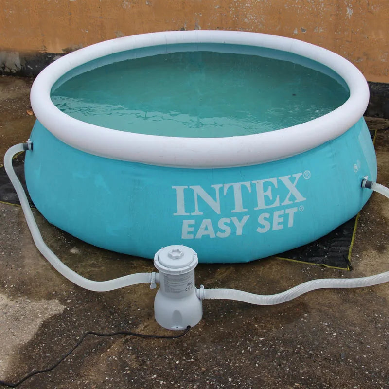 INTEX 6 8 10 feet summer swimming pool adult inflatable ring pool