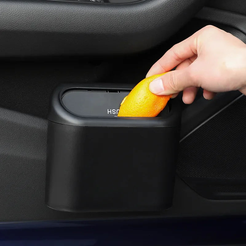Car Trash Can (with Lid) Contains 60 (300) Garbage Bags Leak-proof.